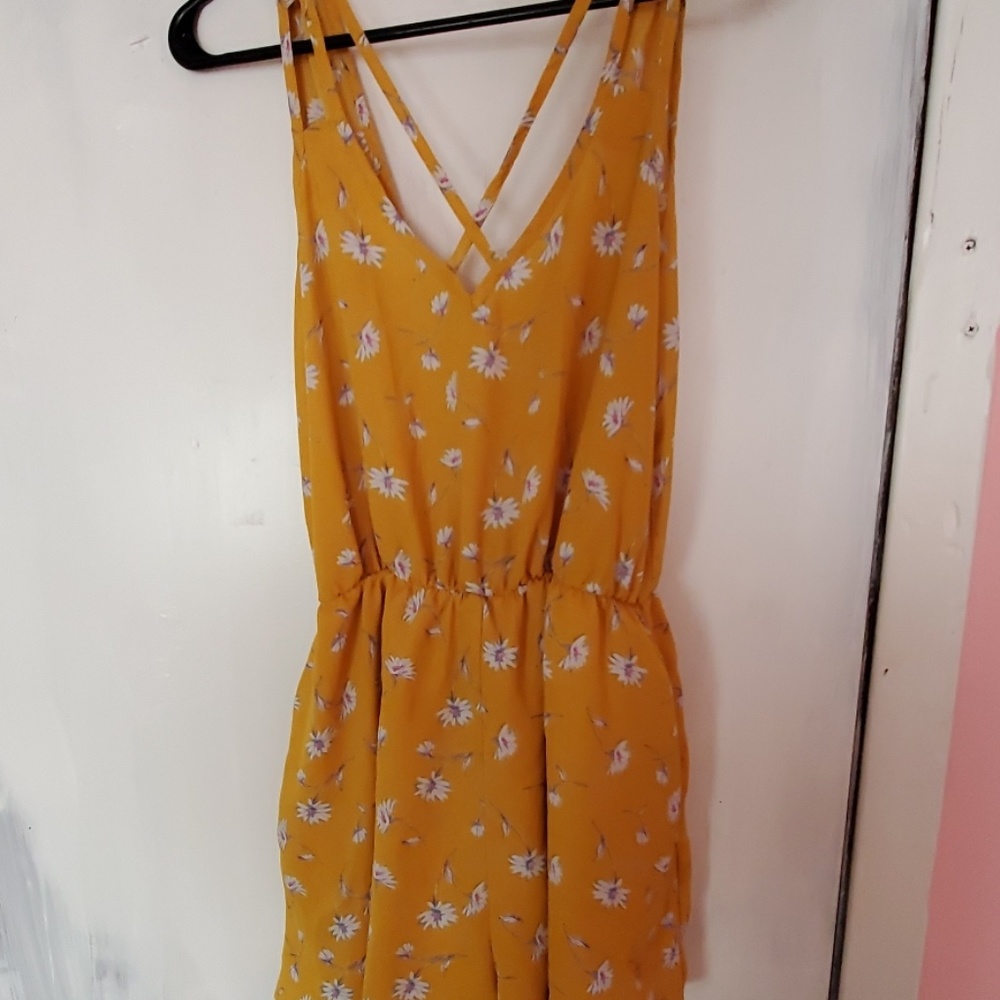 Yellow romper